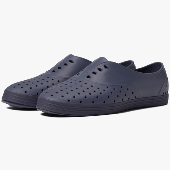 Casual Navy Slip-On Shoes - Picture 1 of 9